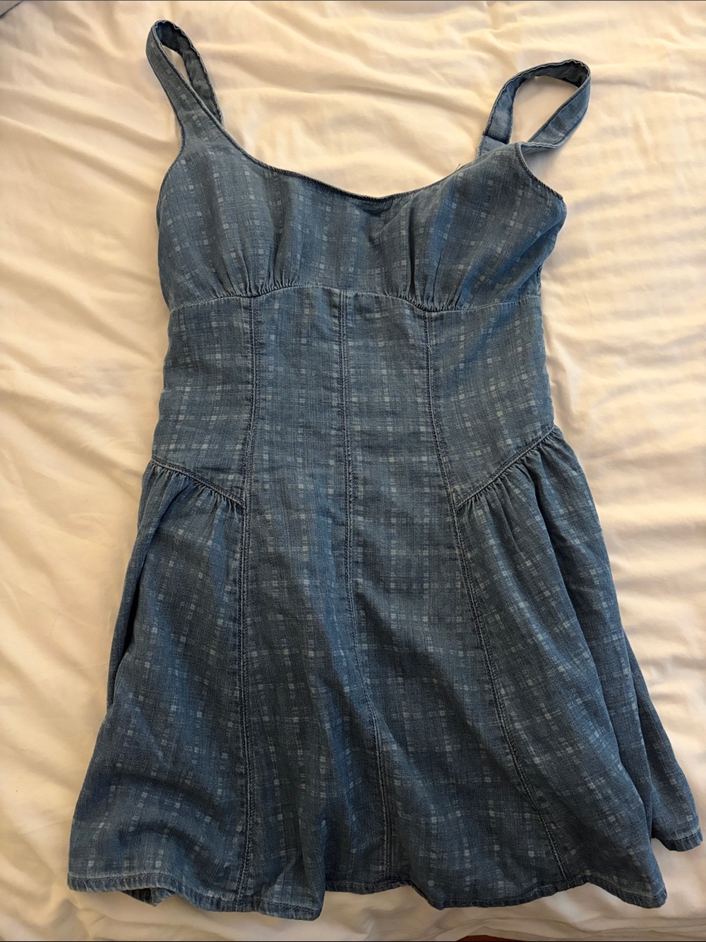 Abercrombie & Fitch Blue Denim Mini Dress
